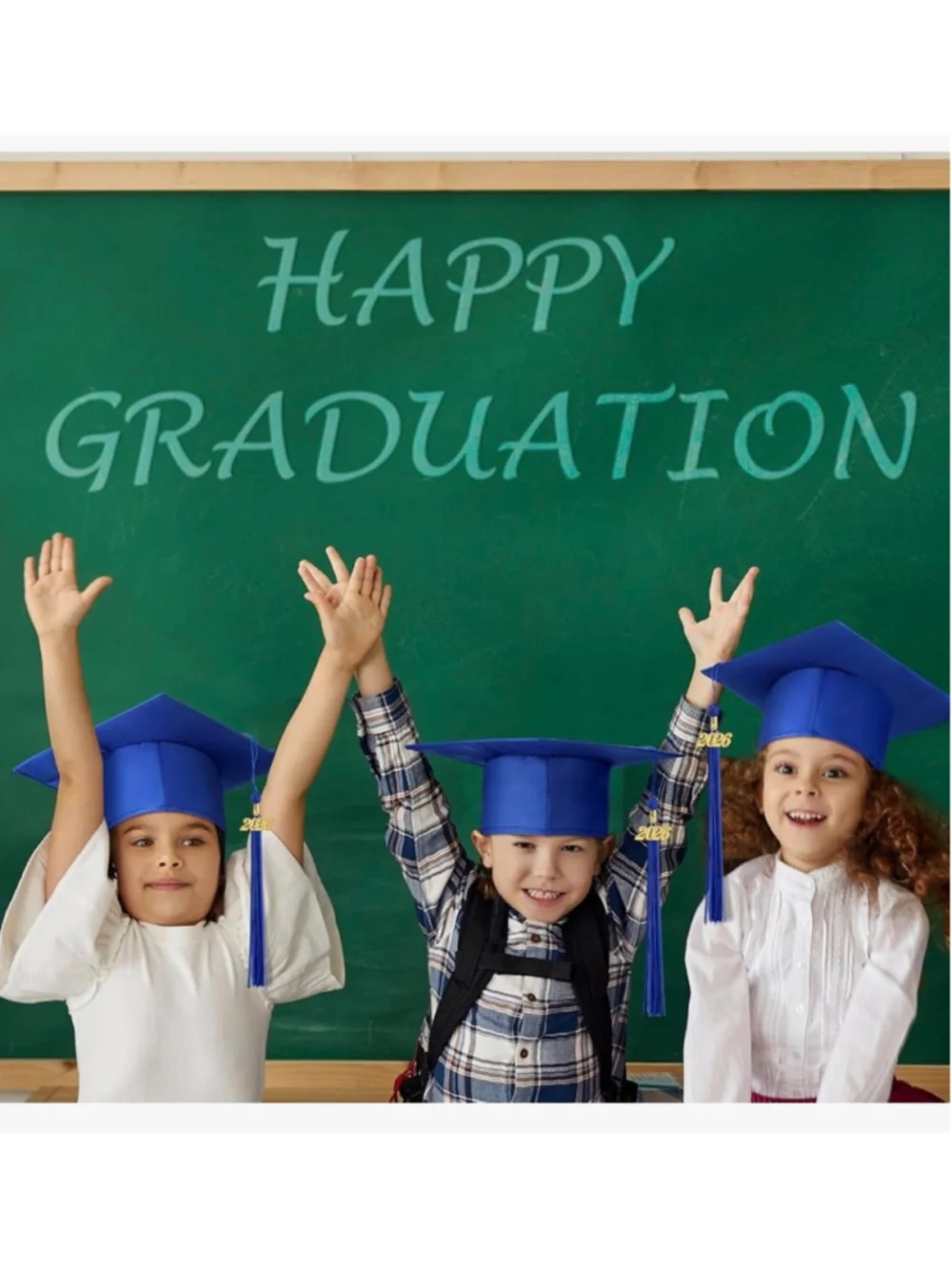 NEW Child Size 2026 Preschool Grad Caps Bulk Kindergarten Graduation Cap